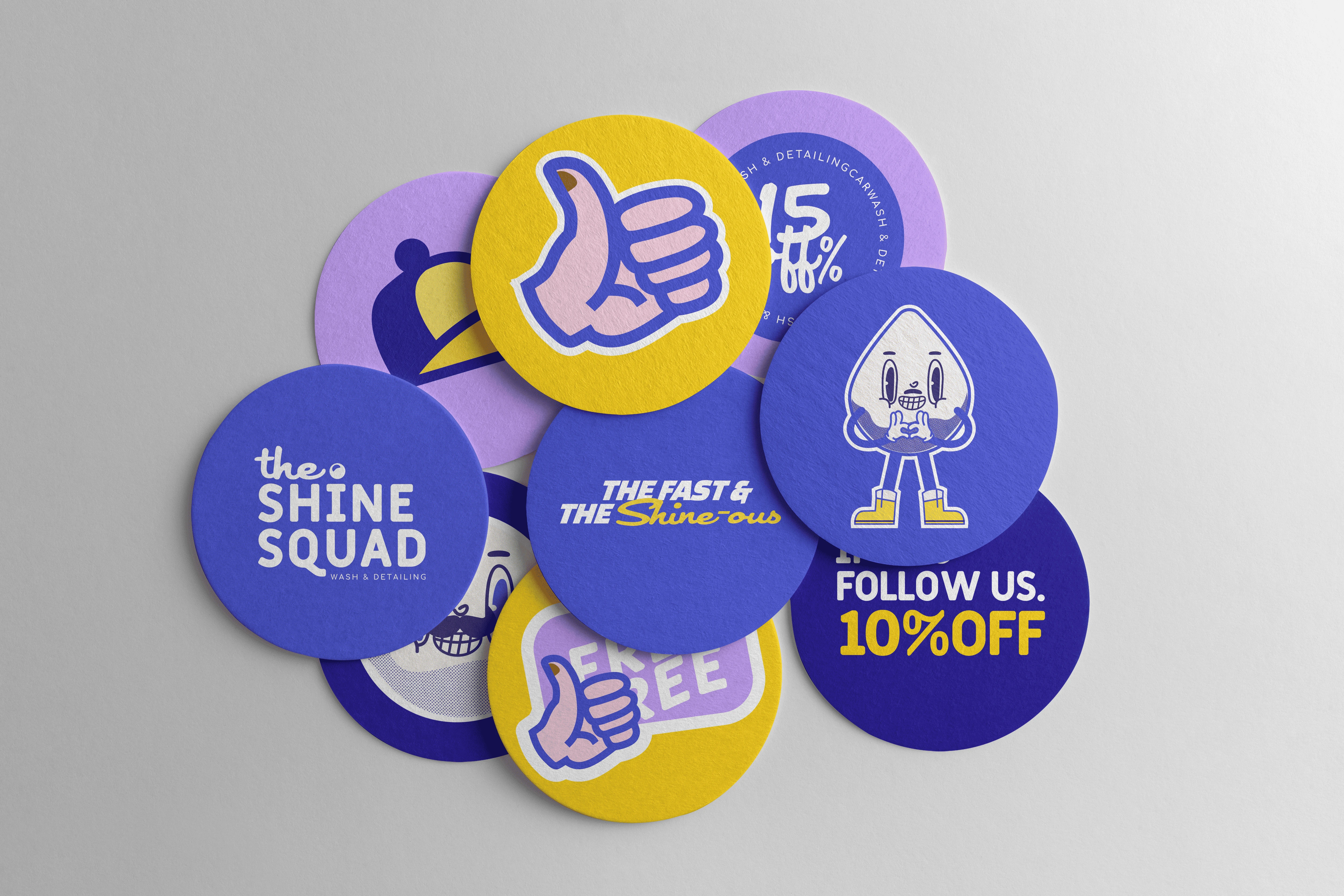 Identidad Visual The Shine Squad